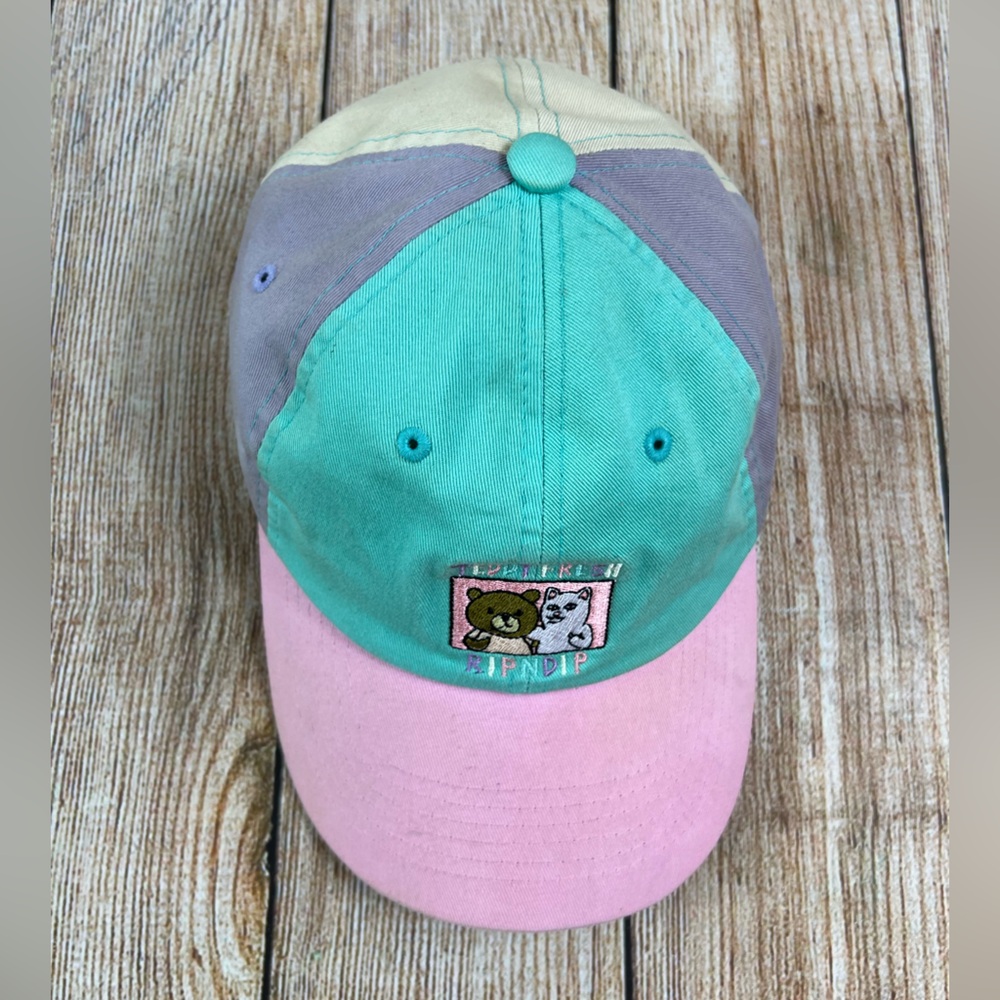 Teddy Fresh Ripndip Colorful Hat Baseball Cap Adjustable Strap - Picture 2 of 6